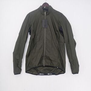 NEW Sugoi Women's Large Stash Jacket Wind Water Resistant Deep Olive Green